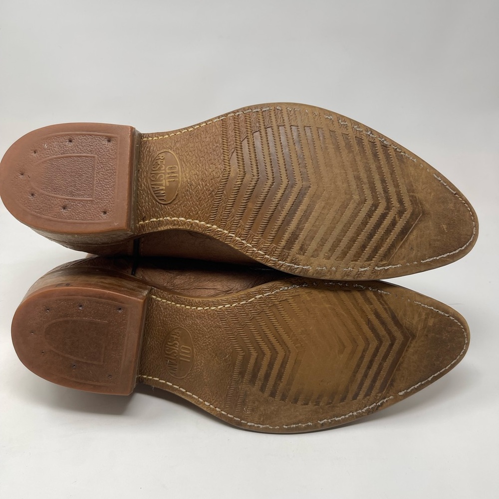 Vintage Re-enforced Toe‎ Workwear Cowboy Boots USA Made | Oil Slip Resistant - Picture 11 of 12
